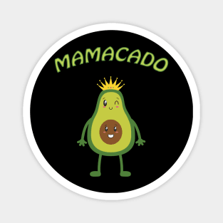 Mamacado pregnant mom new baby shower Magnet